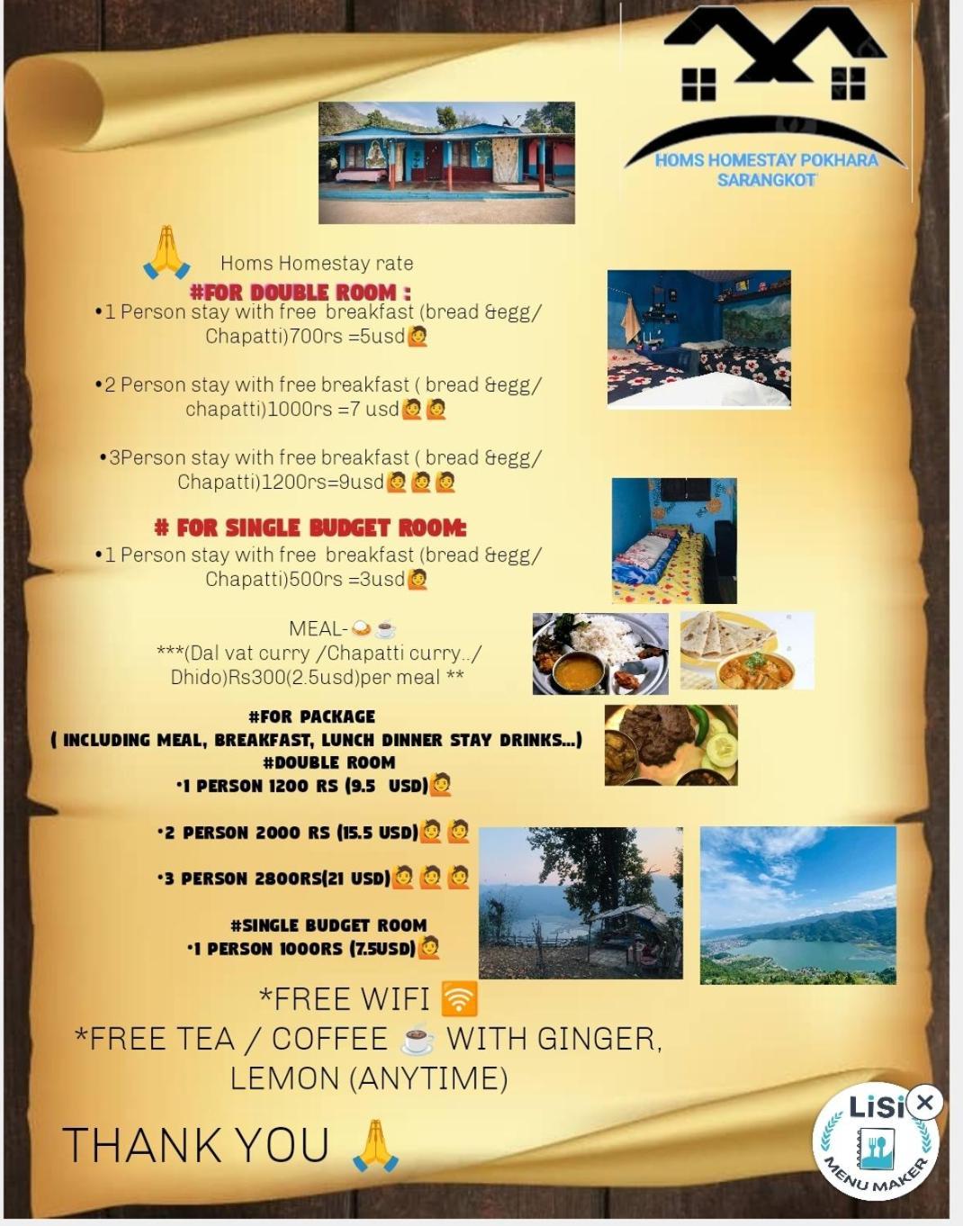 Hom'S Homestay & Farmstay Sarangkot Pokhara Luaran gambar